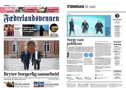 Fædrelandsvennen – 21. mai 2019