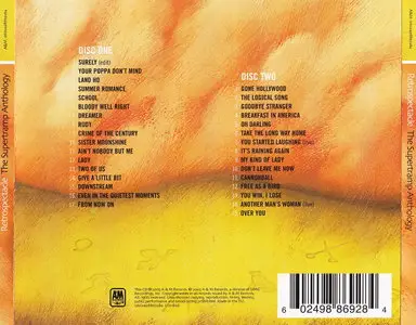 Supertramp - Retrospectacle. The Supertramp Anthology (2005) [2CD] {A&M Records}