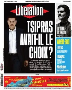 Libération du Samedi 11 et Dimanche 12 Juillet 2015