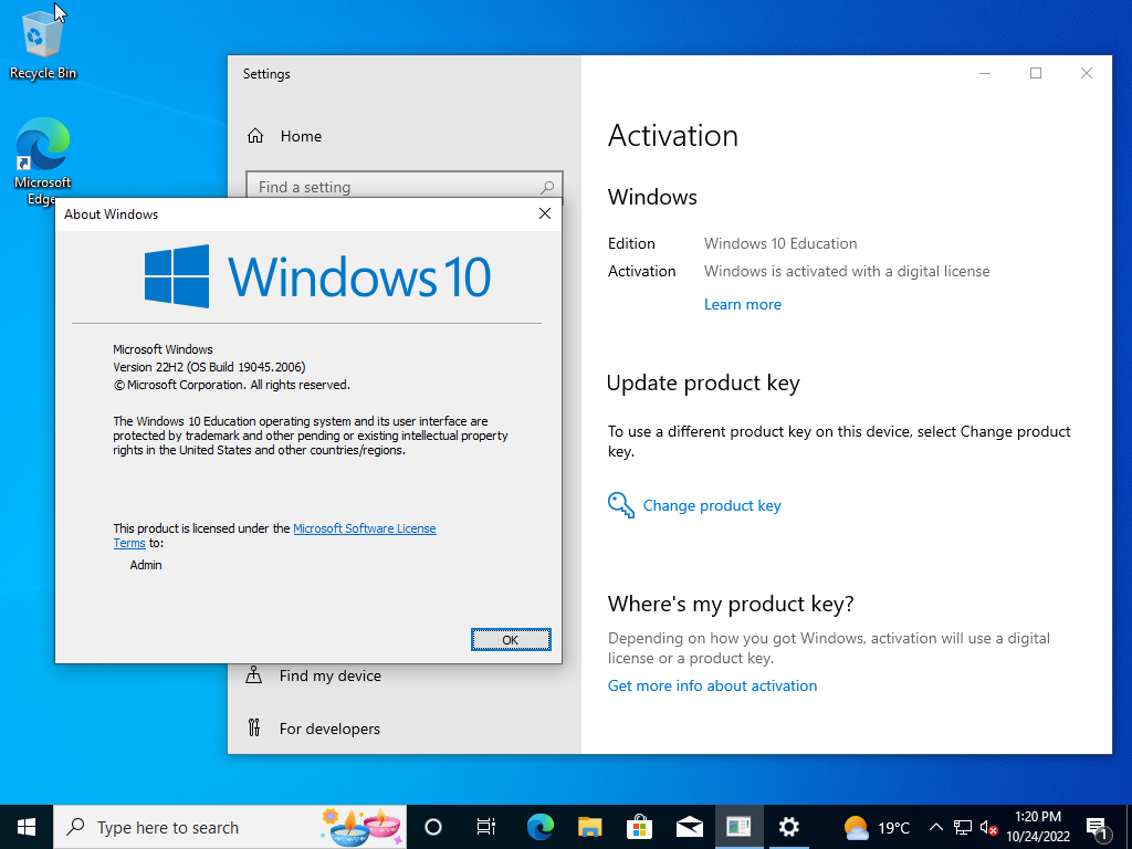 Windows 10 22H2 build 19045.2006 AIO 13in1 With Office 2021 Pro Plus (x64) Multilingual Preactivated October 2022