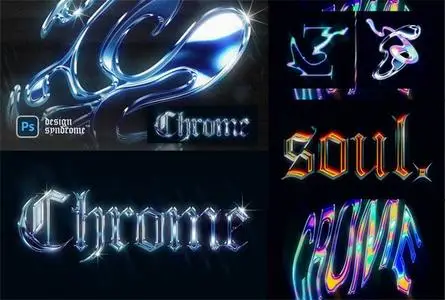 3D Chrome Text Effects for Photoshop