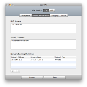 EasyVPN v1.6 Mac OS X