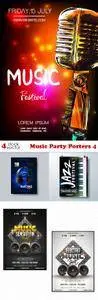 Vectors - Music Party Posters 4