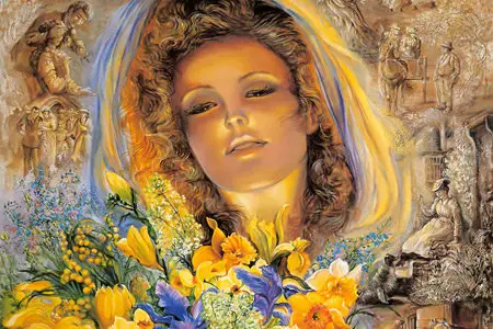 Painting by Josephine Wall