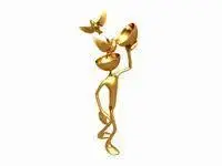 Goldman - interesting clipart / Золотые человечки - интересный клипарт