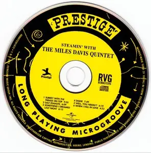 Miles Davis - Steamin' With The Miles Davis Quintet (1956) {2007 Prestige RVG Remasters Series}