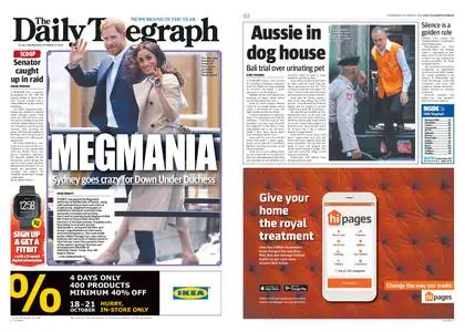 The Daily Telegraph (Sydney) – October 17, 2018