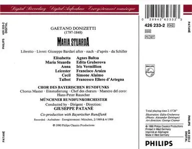 Giuseppe Patanè, Münchner Rundfunkorchester - Gaetano Donizetti: Maria Stuarda (1990)