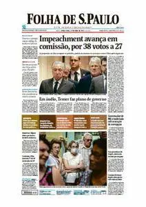 Folha de São Paulo - 12 de abril de 2016 - Terça