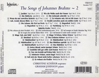 Christine Schäfer, Graham Johnson - Johannes Brahms: The Complete Songs, Vol. 2 (2011)