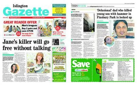 Islington Gazette – October 19, 2017