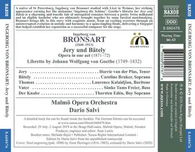 Dario Salvi, Malmö Opera Orchestra - Ingeborg von Bronsart: Jery und Bätely (2020)