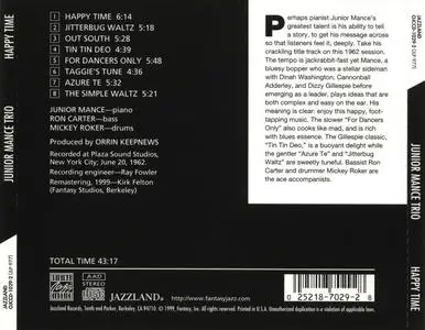 Junior Mance - Happy Time (1962) {Jazzland OJCCD-1029-2 rel 1999}