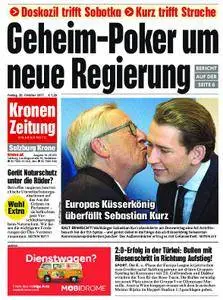 Kronen Zeitung Salzburg - 20. Oktober 2017