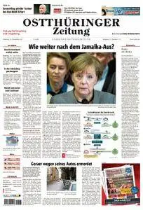 Ostthüringer Zeitung Eisenberg - 21. November 2017