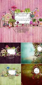 Stock Photo - Vintage Frameworks