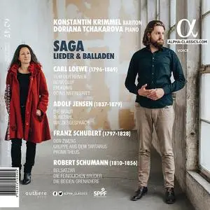 Konstantin Krimmel, Doriana Tchakarova - Saga: Schumann, Loewe, Jensen, Schubert (2019)