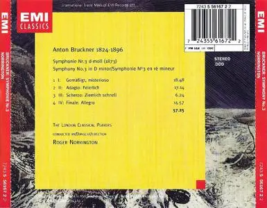 Roger Norrington, London Classical Players - Bruckner: Symphony No. 3 in D minor (1996)