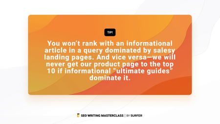 Surfer - SEO Writing Masterclass