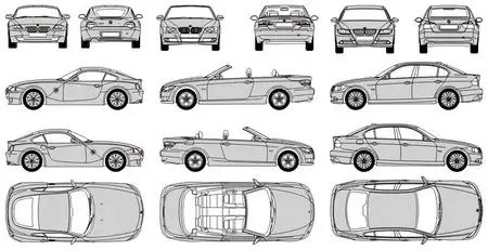 BMW Outline in CorelDRAW