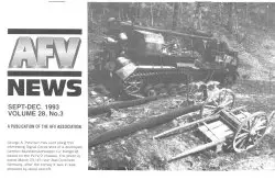 AFV News - A Publication of the AFV Association (Sept-Dec. 1993)