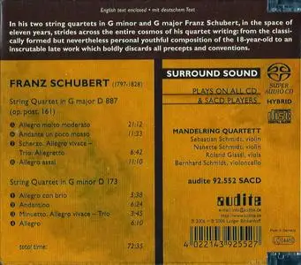 Mandelring Quartet - Schubert: String Quartets, Vol. 3 (2006)