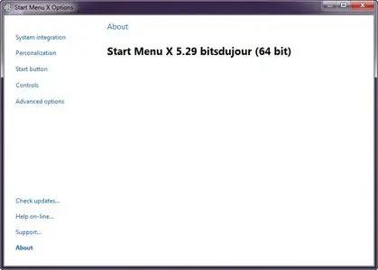 Start Menu X Pro 5.29