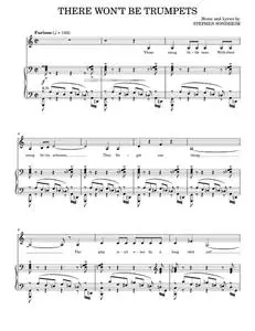 There Won't Be Trumpets - Gypsy Musical, Stephen Sondheim (Piano Vocal)