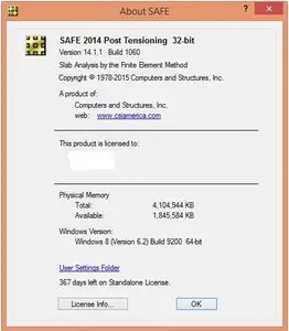 CSI SAFE 2014 version 14.1.1