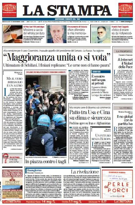 La Stampa (18-11-09)