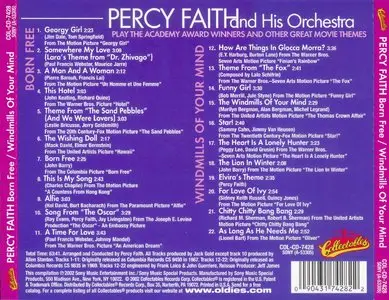 Percy Faith & His Orchestra - Born free / The Windmills Of Your Mind ( 2LP in 1 CD )  [ CD 2002 ] Re Up
