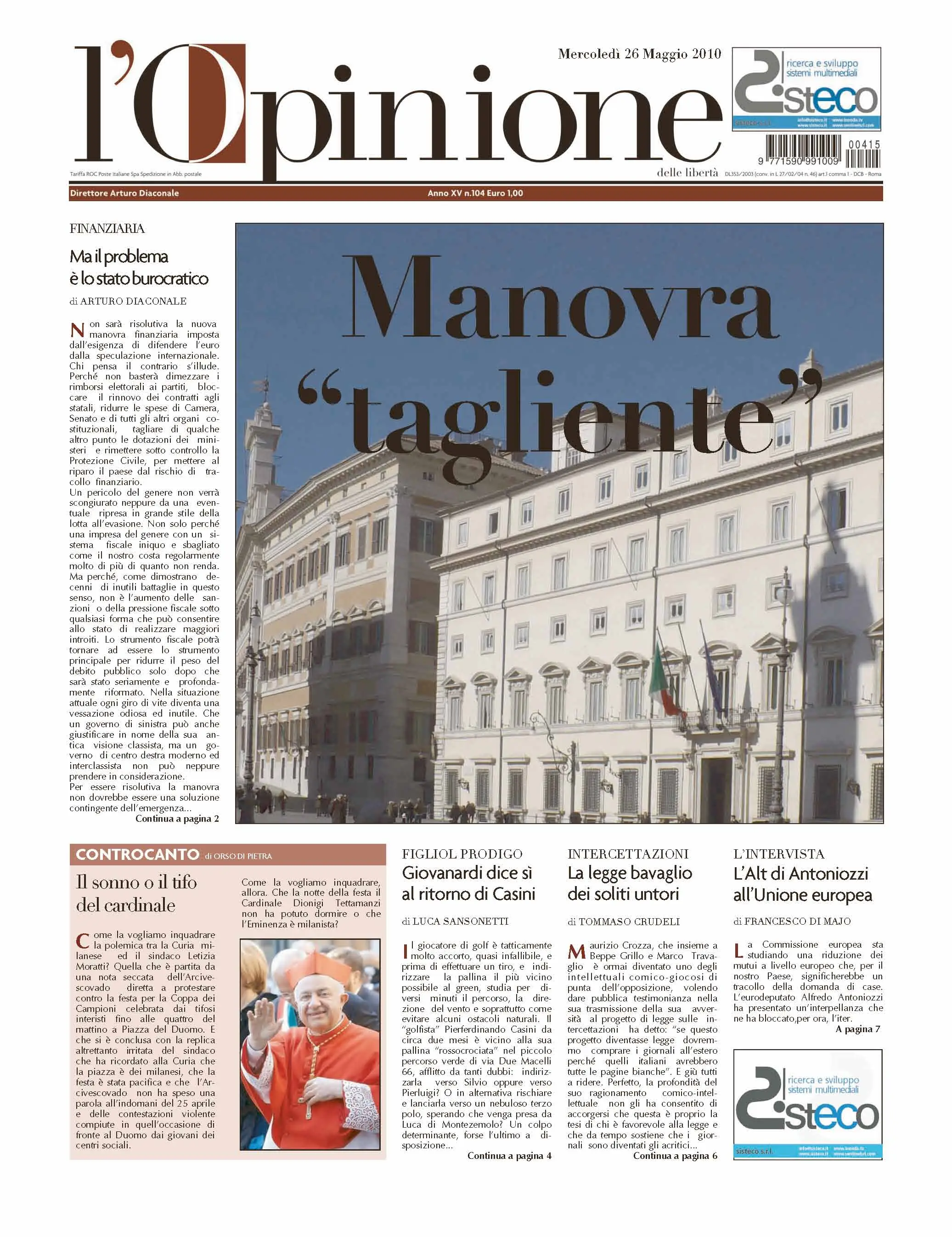 L'Opinione 26.05.2010