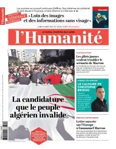L'Humanite du Lundi 4 Mars 2019