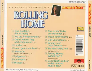 James Last - Rolling Home (198_, Polydor # 835 974-2)