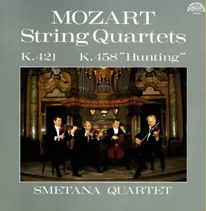 W.A.Mozart - String Quartets K.458 'Hunting' & K.421 - Smetana Quartet