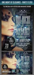 GraphicRiver One Night Of Elegance Party Flyer