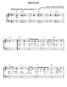 Settlin - Sugarland (Easy Piano)