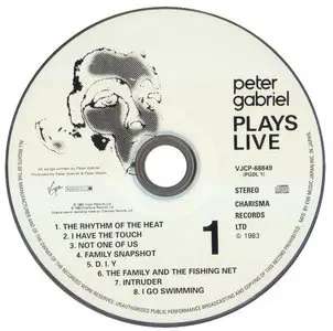 Peter Gabriel - Plays Live [2002, Japan, VJCP-68849/50]