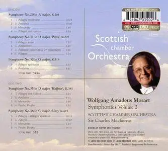 Scottish Chamber Orchestra, Charles Mackerras - Mozart: Symphonies 29, 31 (Paris), 32, 35 (Haffner) & 36 (Linz) (2010) [24/192]