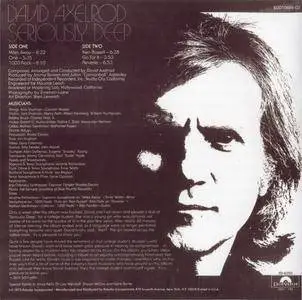 David Axelrod - Seriously Deep (1975) {Dusty Groove America DGA 3008 rel 2008}