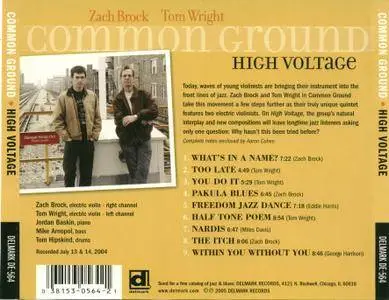 Common Ground - High Voltage (2005)