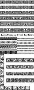 Vectors - Seamless Greek Borders 6