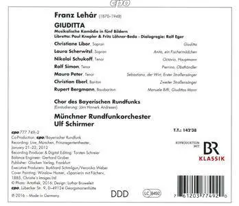Münchner Rundfunkorchester & Ulf Schirmer - Lehár: Giuditta (2016)
