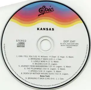 Kansas - Japan 7 Disc Set (1974-1979) {2008 Japan Mini LP CD's EICP-1047~1054}