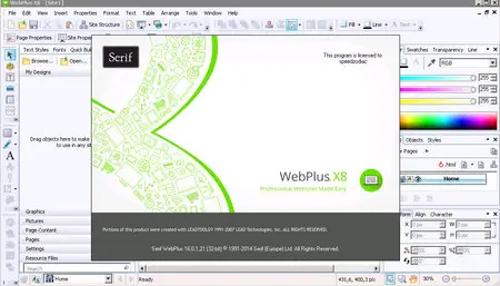 Serif WebPlus X8 16.0.1.21 Portable