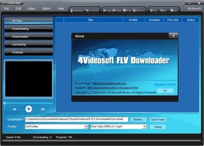 4Videosoft FLV Downloader 4.0.20