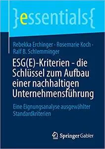 Esge-kriterien - Die Schlüssel Zum Aufbau Einer Nachhaltigen Unternehmensführung