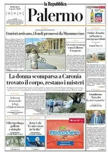 la Repubblica Palermo - 9 Agosto 2020