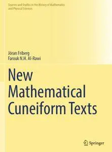New Mathematical Cuneiform Texts (Repost)
