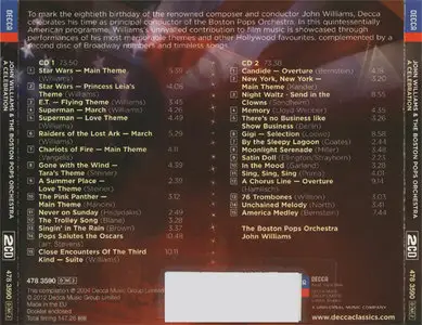 John Williams & The Boston Pops Orchestra - A Celebration (2012, originally released 2004)